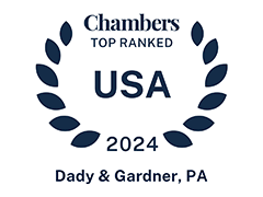 Chambers Top Ranked In USA 2024 Dady & Gardner, PA
